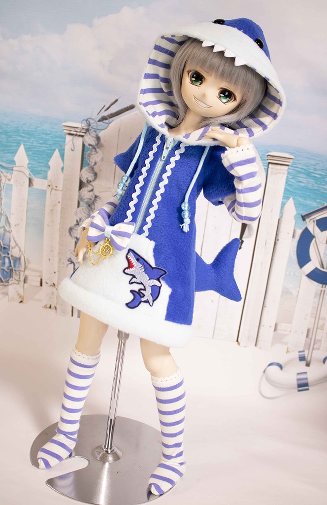 【SALE】MDD ( S~M胸用 ) サメパーカーセット COLOR:BLUE【在庫限り】