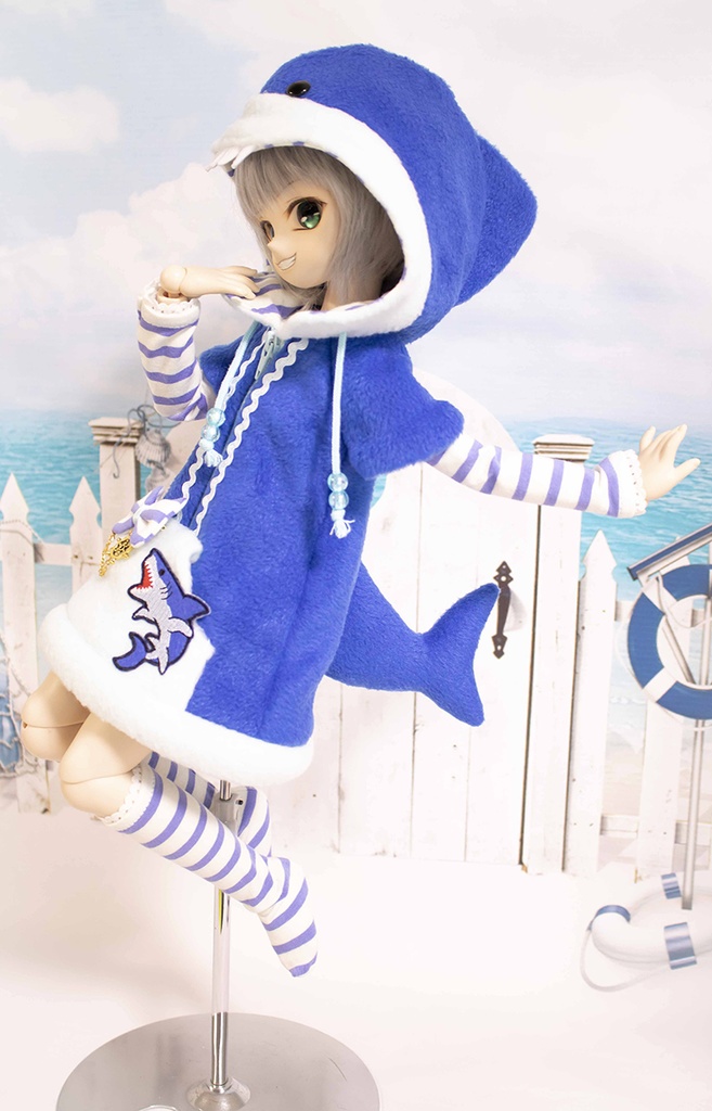 【SALE】MDD ( S~M胸用 ) サメパーカーセット COLOR:BLUE【在庫限り】