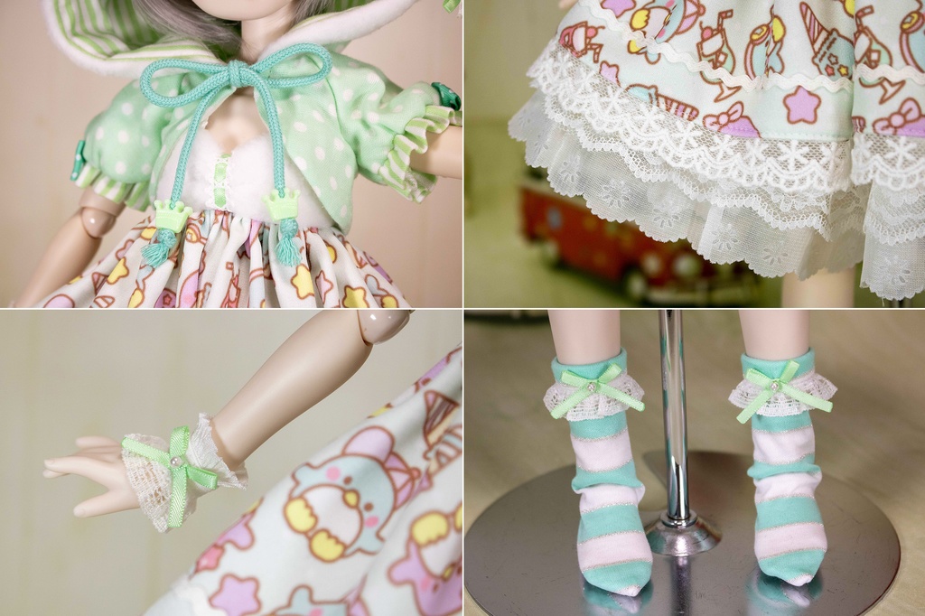 【SALE】MDD/S~M胸用 ペンギンのクリームソーダワンピースセット【在庫限り】