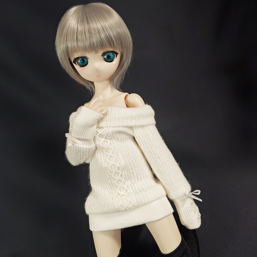 【SALE】MDD ( S~L胸用 ) オフショルダーニットワンピース(単品販売)