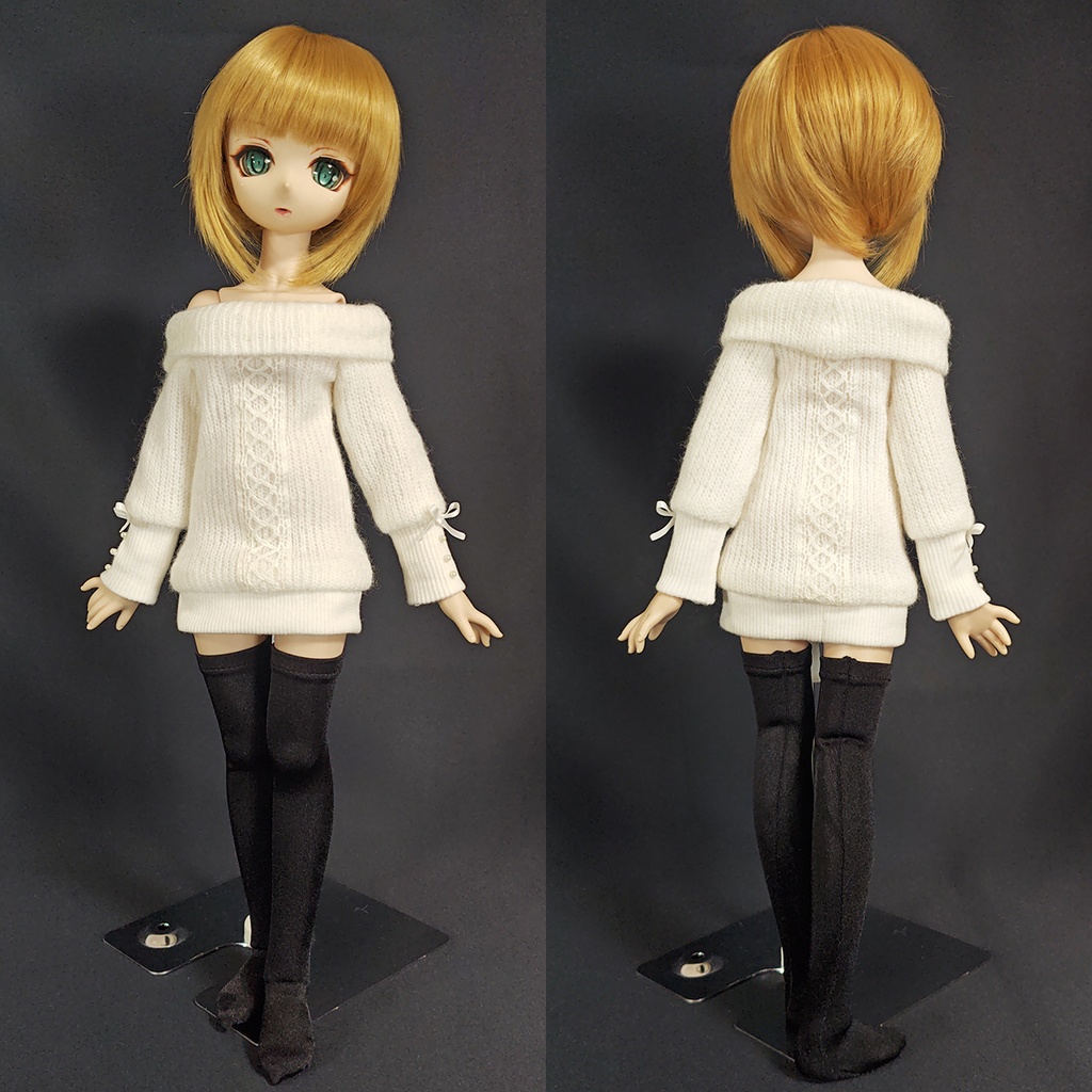【SALE】MDD ( S~L胸用 ) オフショルダーニットワンピース(単品販売)