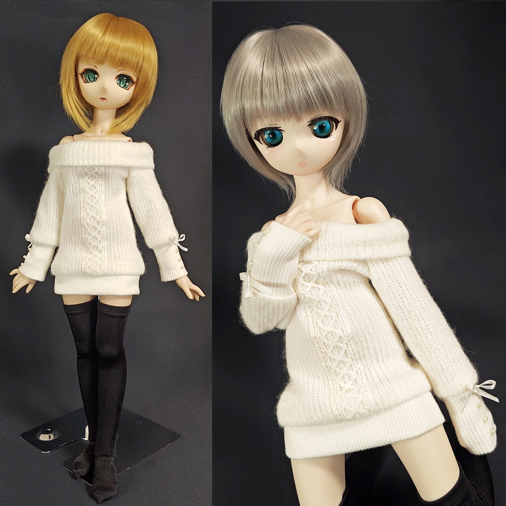 【SALE】MDD ( S~L胸用 ) オフショルダーニットワンピース(単品販売)