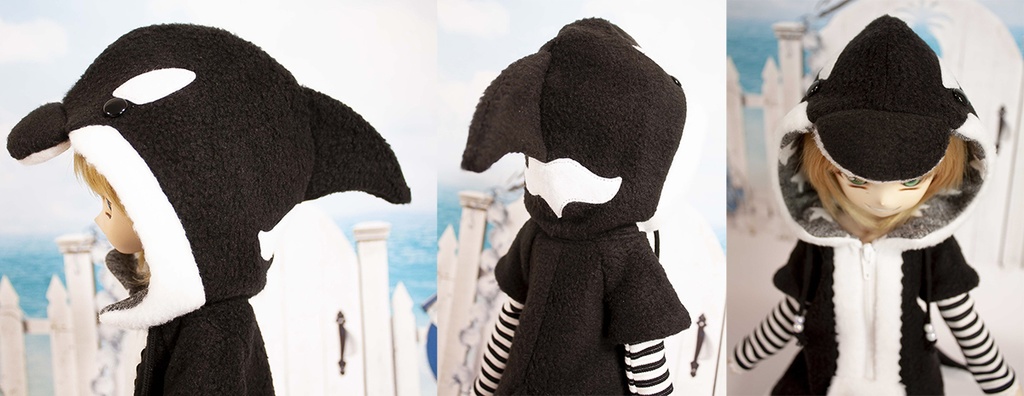 【SALE】MDD ( S~M胸用 ) シャチパーカーワンピースセット【在庫限り】