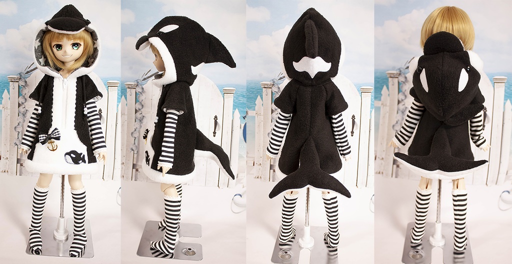 【SALE】MDD ( S~M胸用 ) シャチパーカーワンピースセット【在庫限り】