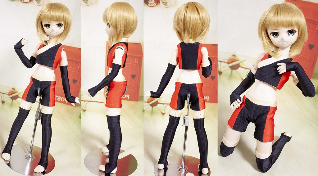 【SALE】MDD/S~M胸用 妖パーカーセット ~犬張子~【在庫限り】