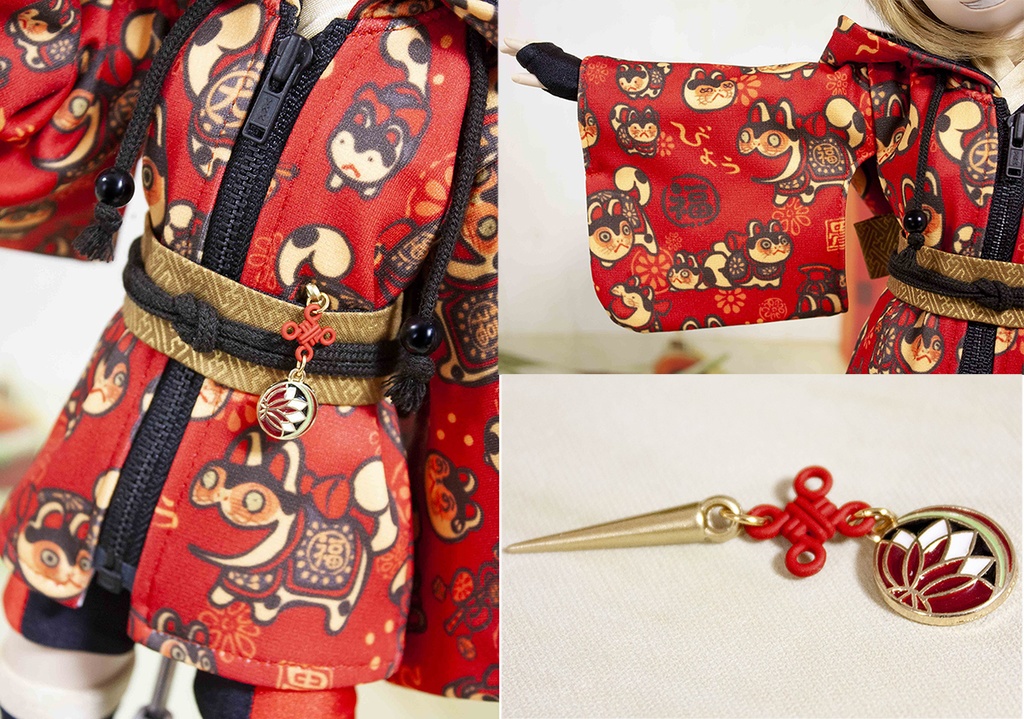 【SALE】MDD/S~M胸用 妖パーカーセット ~犬張子~【在庫限り】