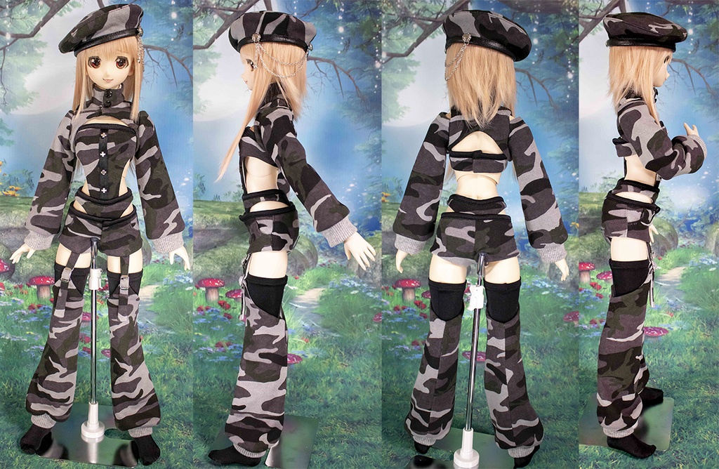 【SALE】 DD・DDS ( M~L胸用 ) アーミーさん4thshot・カラー:グレー【在庫限り】