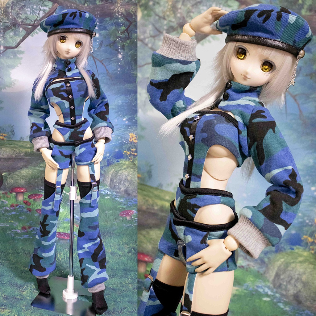 【SALE】 DD・DDS ( M～L胸用 ) アーミーさん4thshot・カラー：ブルー【在庫限り】