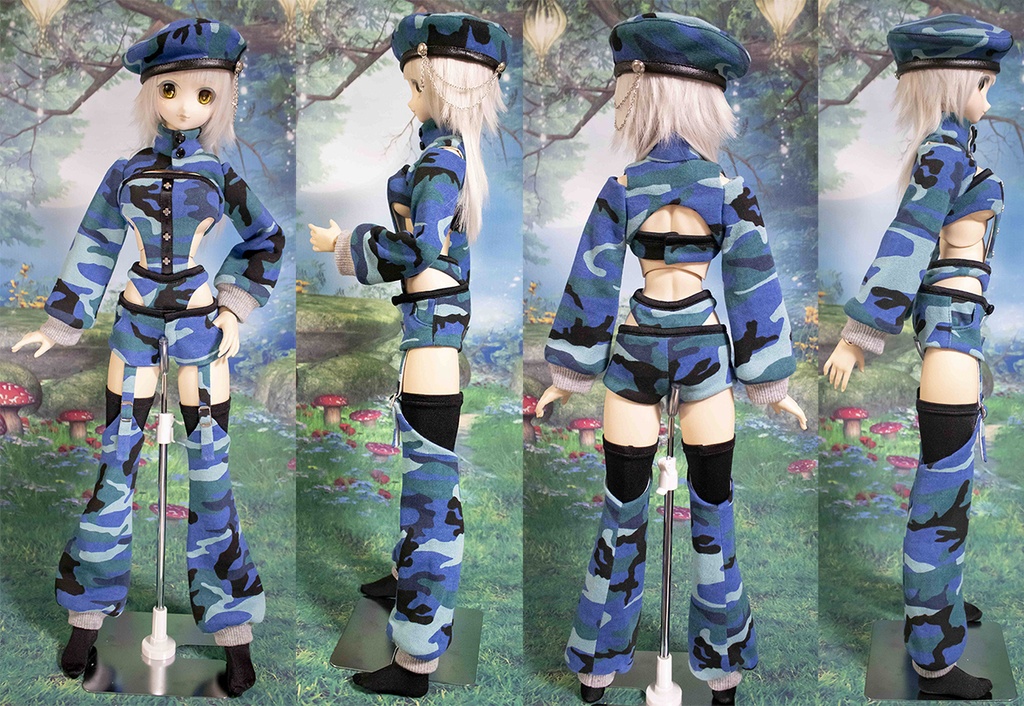 【SALE】 DD・DDS ( M~L胸用 ) アーミーさん4thshot・カラー:ブルー【在庫限り】