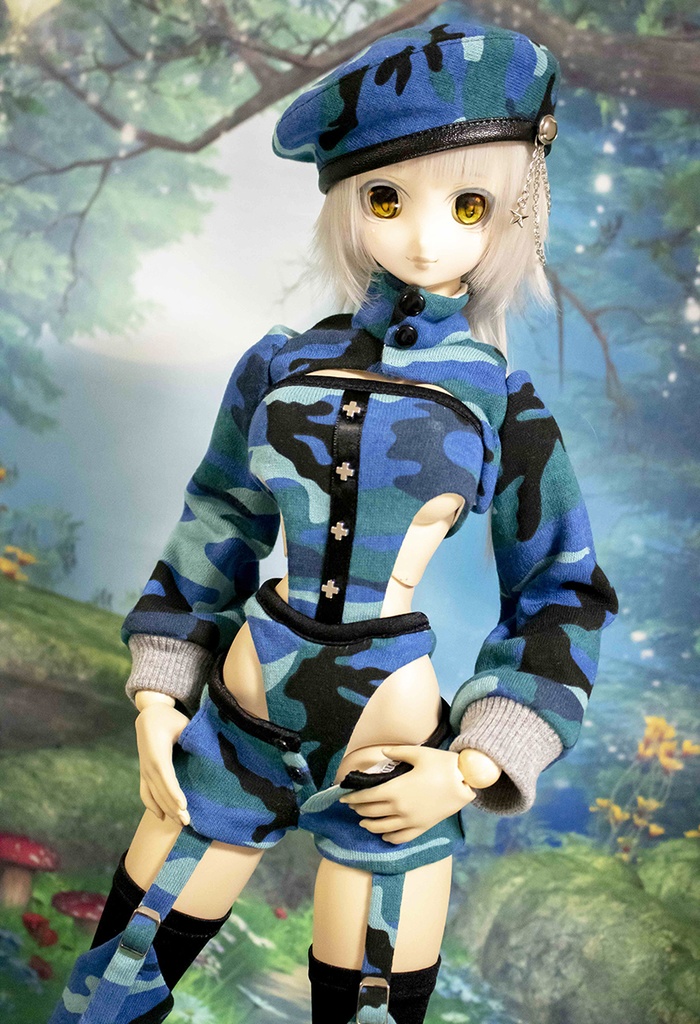 【SALE】 DD・DDS ( M~L胸用 ) アーミーさん4thshot・カラー:ブルー【在庫限り】