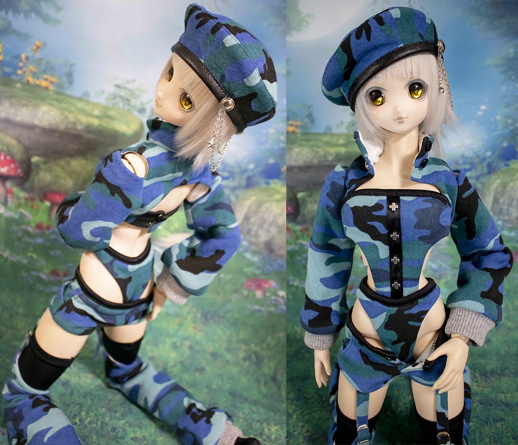 【SALE】 DD・DDS ( M~L胸用 ) アーミーさん4thshot・カラー:ブルー【在庫限り】