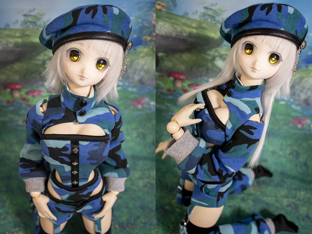 【SALE】 DD・DDS ( M~L胸用 ) アーミーさん4thshot・カラー:ブルー【在庫限り】