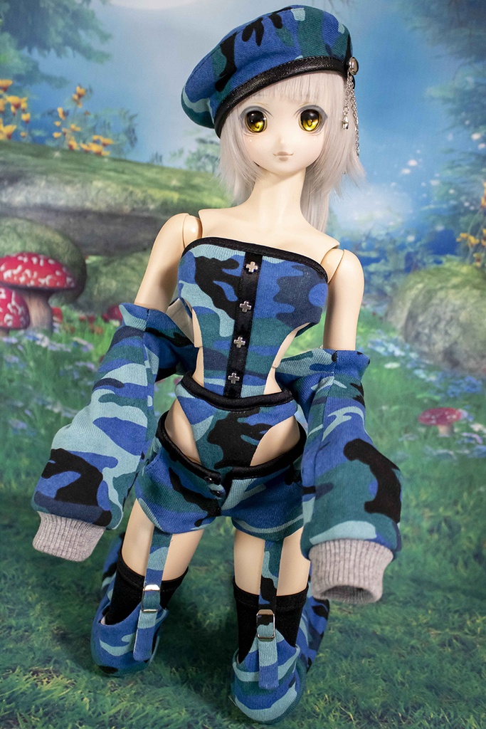 【SALE】 DD・DDS ( M~L胸用 ) アーミーさん4thshot・カラー:ブルー【在庫限り】