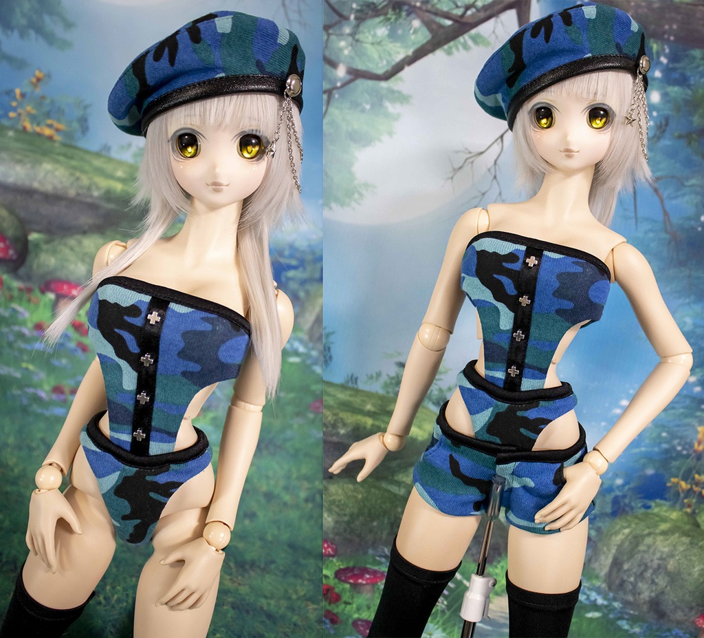 【SALE】 DD・DDS ( M~L胸用 ) アーミーさん4thshot・カラー:ブルー【在庫限り】