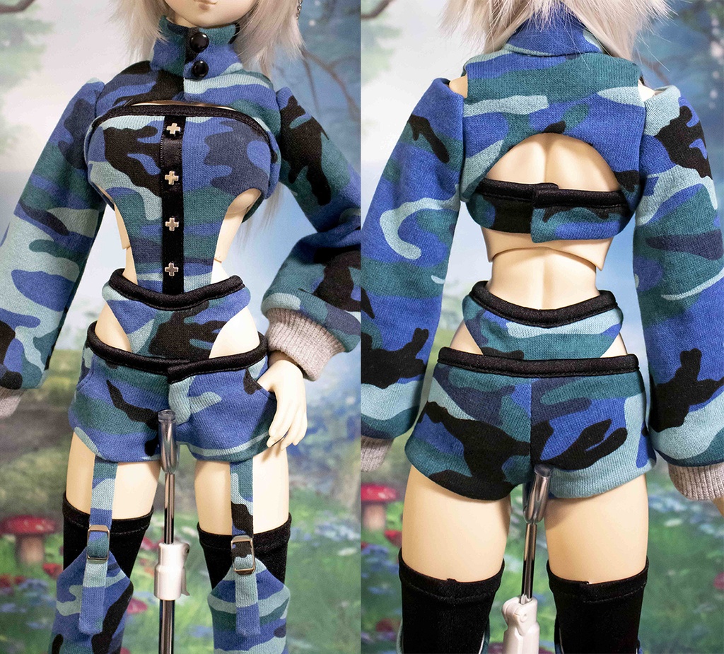 【SALE】 DD・DDS ( M~L胸用 ) アーミーさん4thshot・カラー:ブルー【在庫限り】