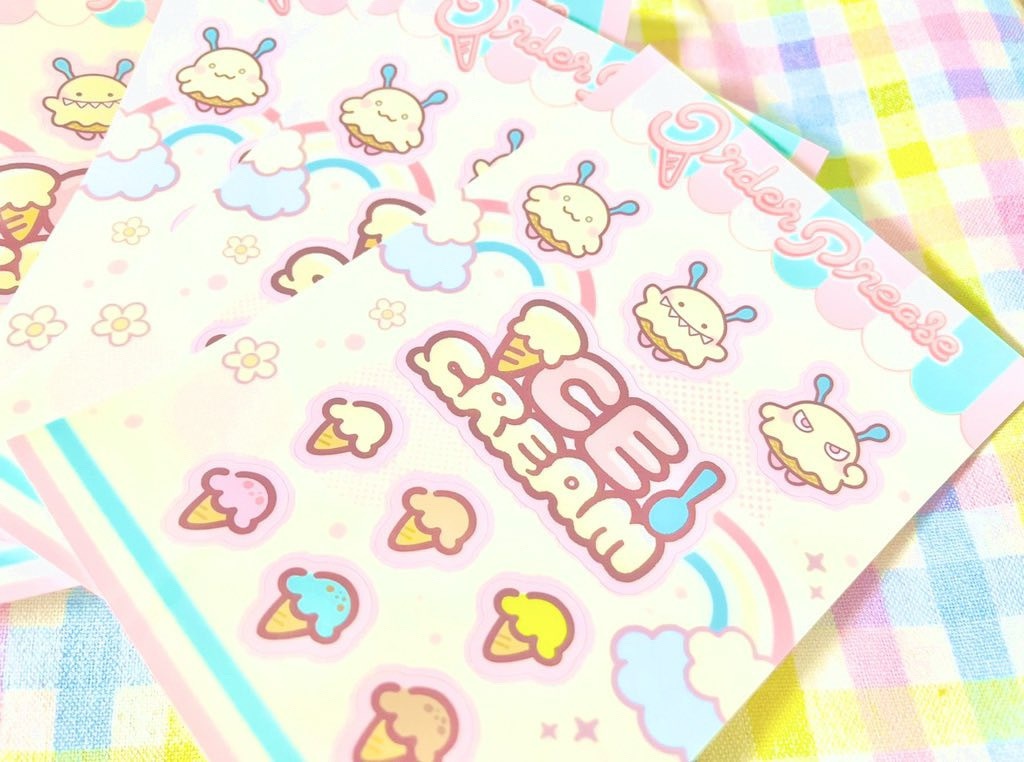 cU.F.Oハーフカットシール