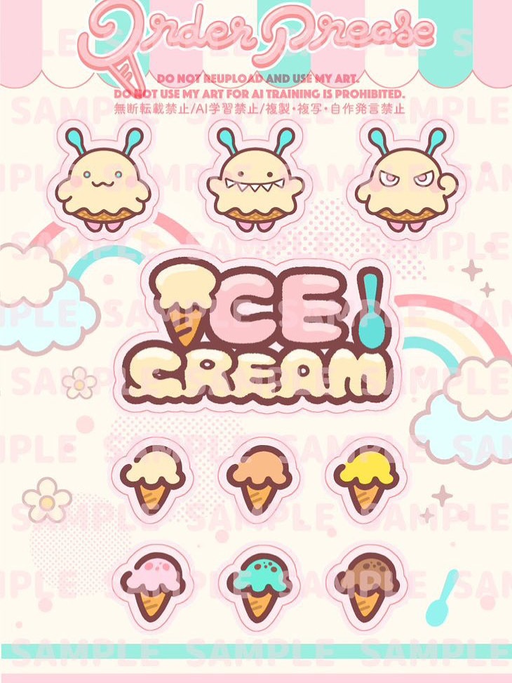 cU.F.Oハーフカットシール