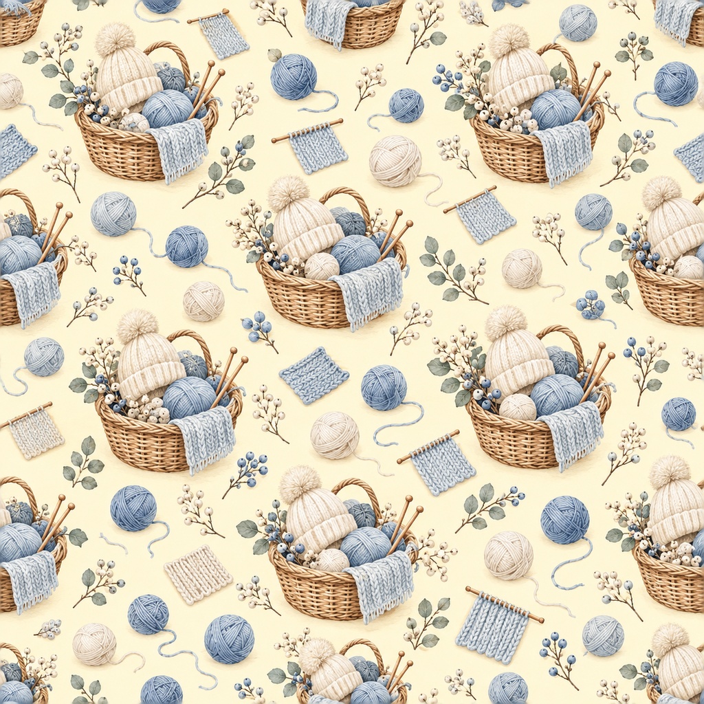 Cozy Winter Hats Collection|冬の帽子|水彩デジタルペーパー10柄|ニット帽・冬小物・手帳素材|PNG素材|A4印刷用PDF付き