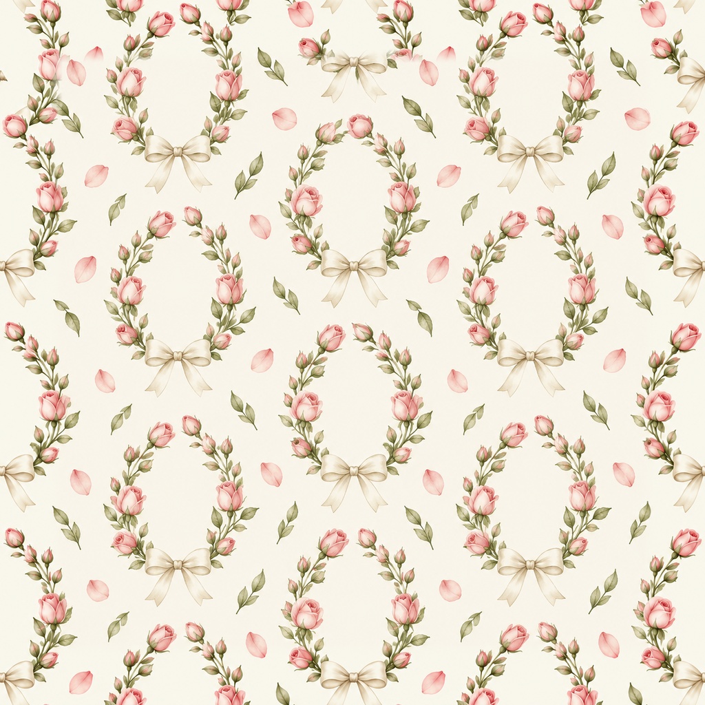 Rose Garden Collection|ローズ庭園・バラと薔薇|水彩デジタルペーパー10枚|花柄・手帳素材・ラッピング|シームレスPNG|A4印刷用PDF付き