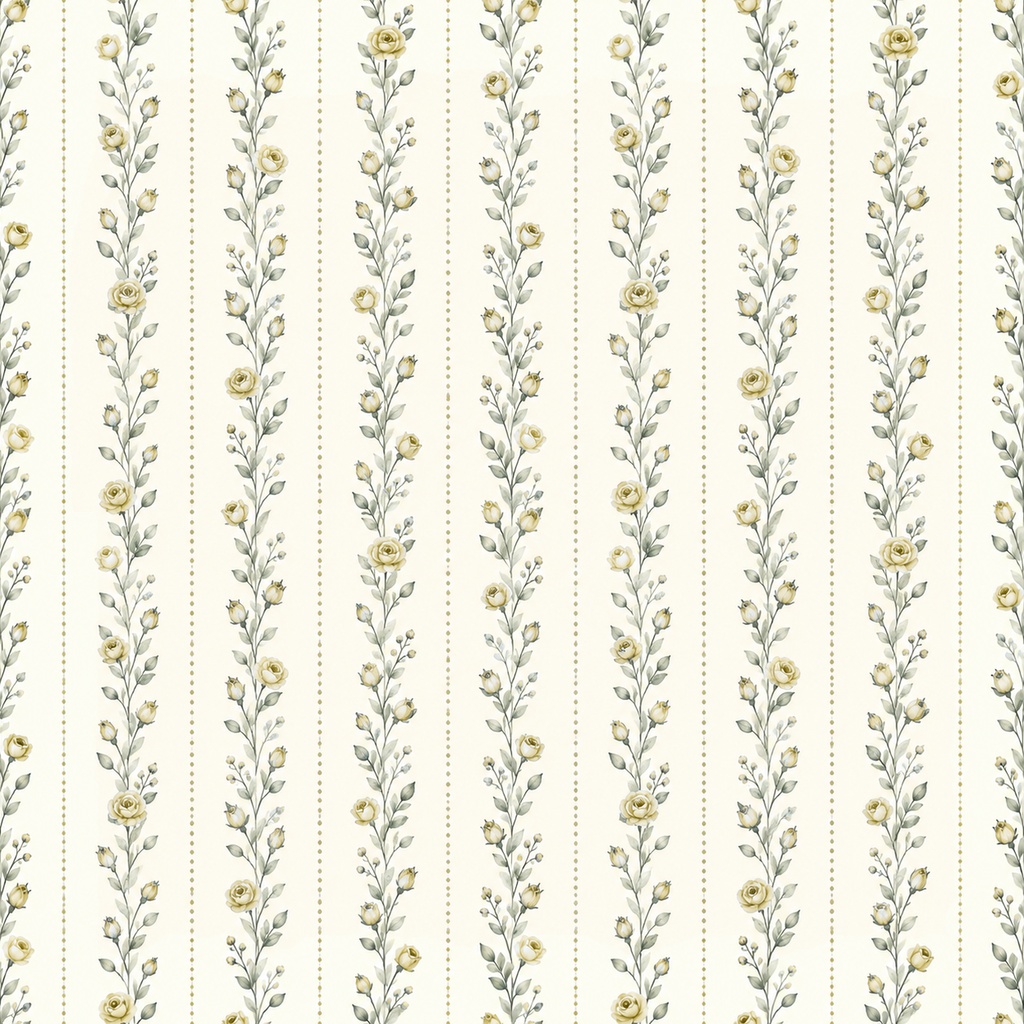 Petite Rose Collection – Yellow|黄色のローズ小花・黄色のバラ・小花柄|水彩デジタルペーパー10枚|花柄・手帳素材・ラッピング|シームレスPNG|A4印刷用PDF付き
