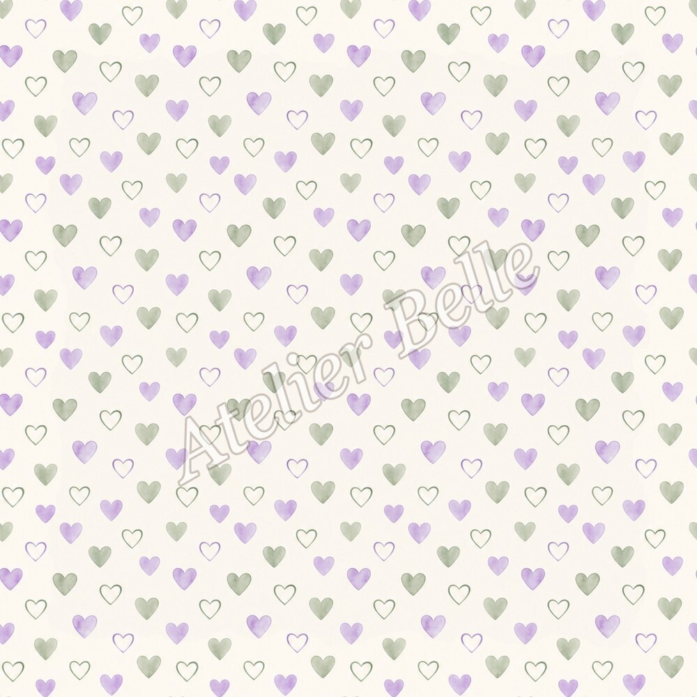 Petite Rose Collection – Purple|紫のローズ小花・紫のバラ・小花柄|水彩デジタルペーパー10枚|花柄・手帳素材・ラッピング|シームレスPNG|A4印刷用PDF付き