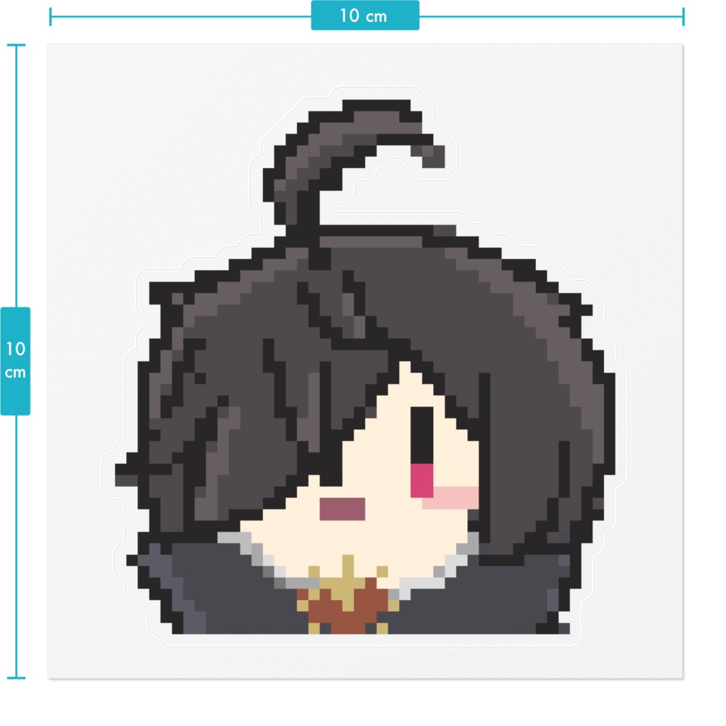 ドットるしあステッカー