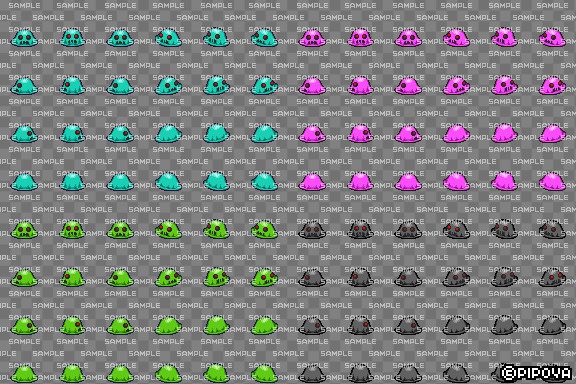 ぴぽやモンスターキャラチップ素材40セット