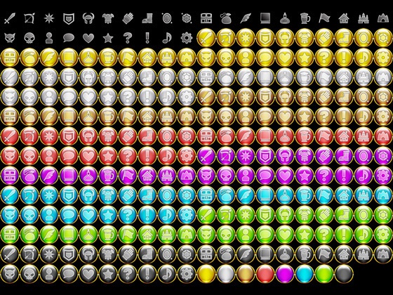 ファンタジーゲーム向けアイコン素材1