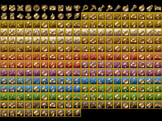 ファンタジーゲーム向けアイコン素材2