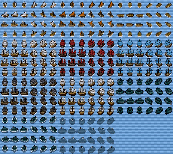 ぴぽやキャラチップ素材集 乗り物10種