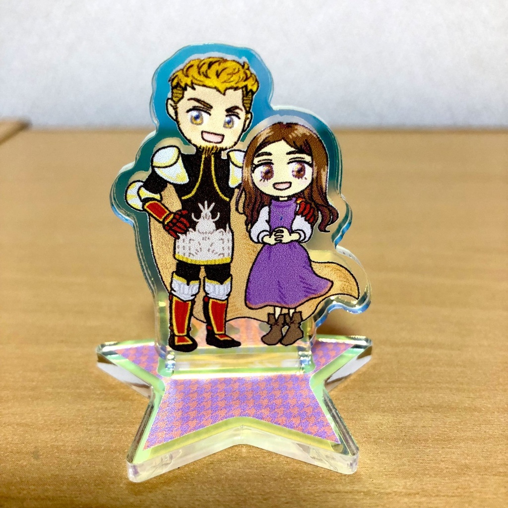 ザルバッグ×ティータ　オーロラアクリルスタンド