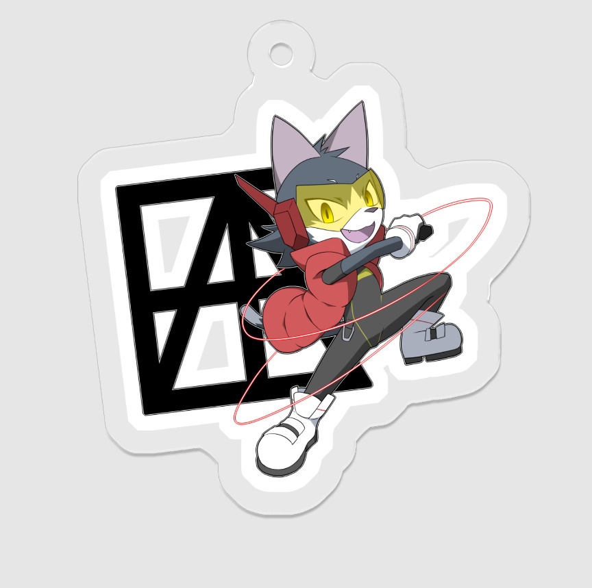 ケモヒーロー（インクナイト）アクキー