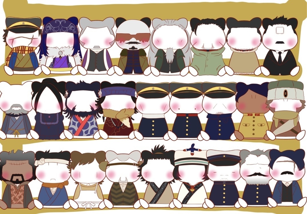 【金カム】くまさんシール