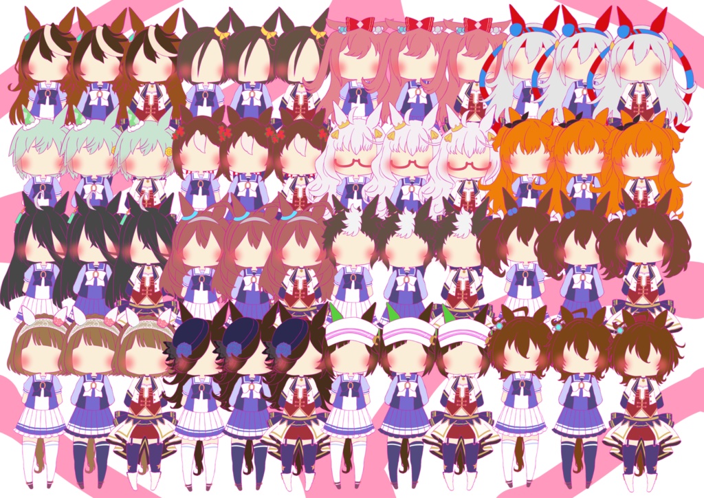 【ウマ娘】フレークシール①