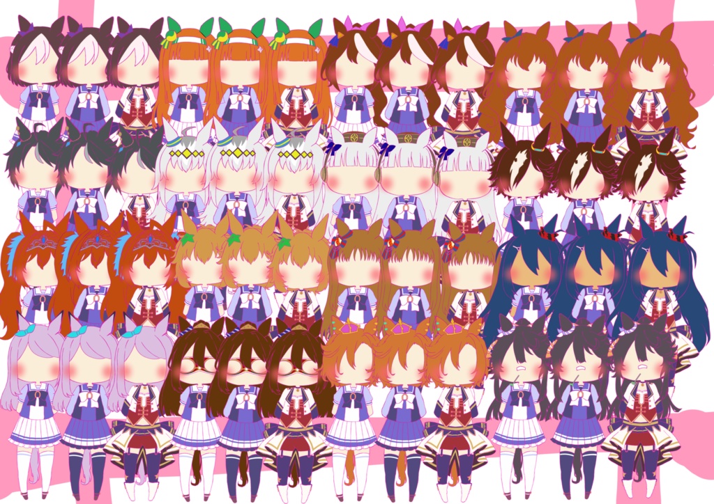 【ウマ娘】フレークシール①