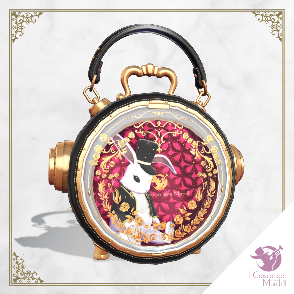 クラシカルロリィタバッグ🕐Tick Tock Bag🐇 懐中時計型鞄