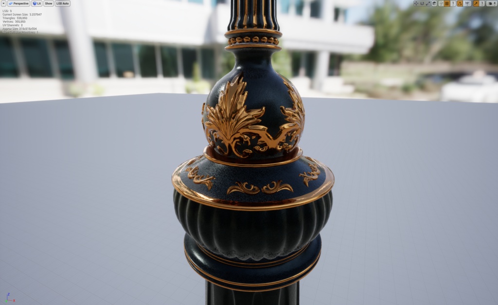 【VRChat】ヨーロッパ風街灯