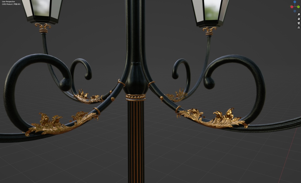 【VRChat】ヨーロッパ風街灯