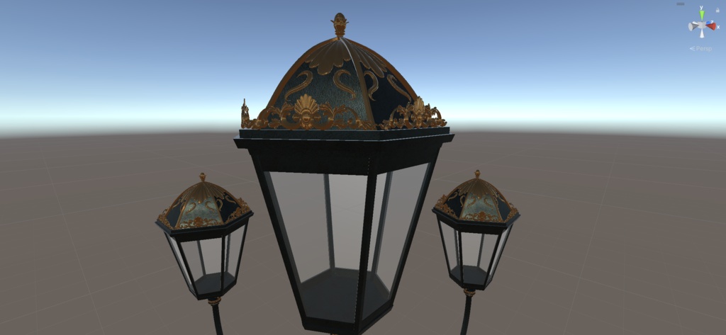 【VRChat】ヨーロッパ風街灯