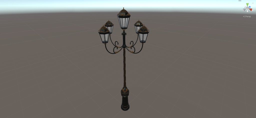【VRChat】ヨーロッパ風街灯