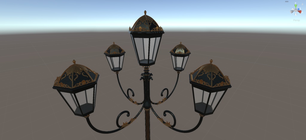 【VRChat】ヨーロッパ風街灯