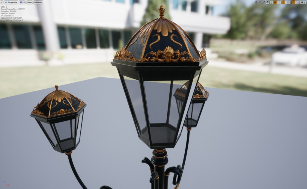 【VRChat】ヨーロッパ風街灯