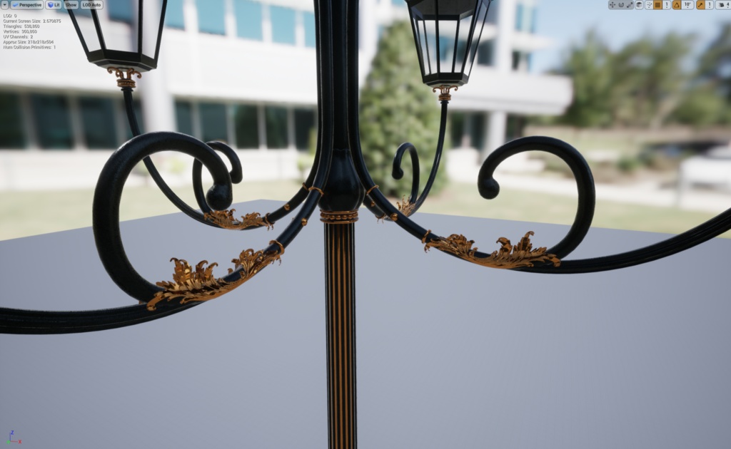 【VRChat】ヨーロッパ風街灯