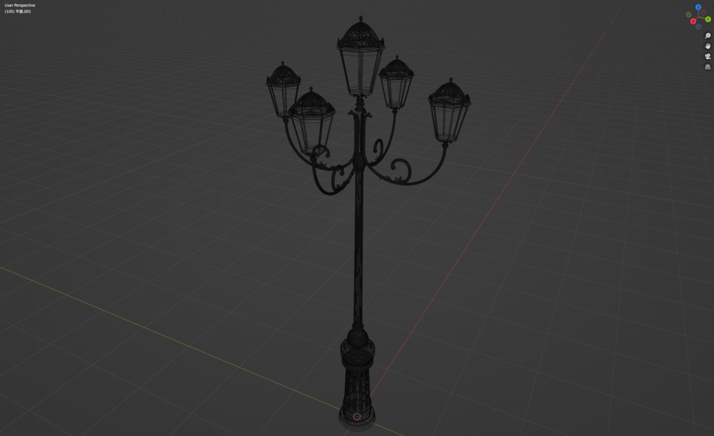 【VRChat】ヨーロッパ風街灯
