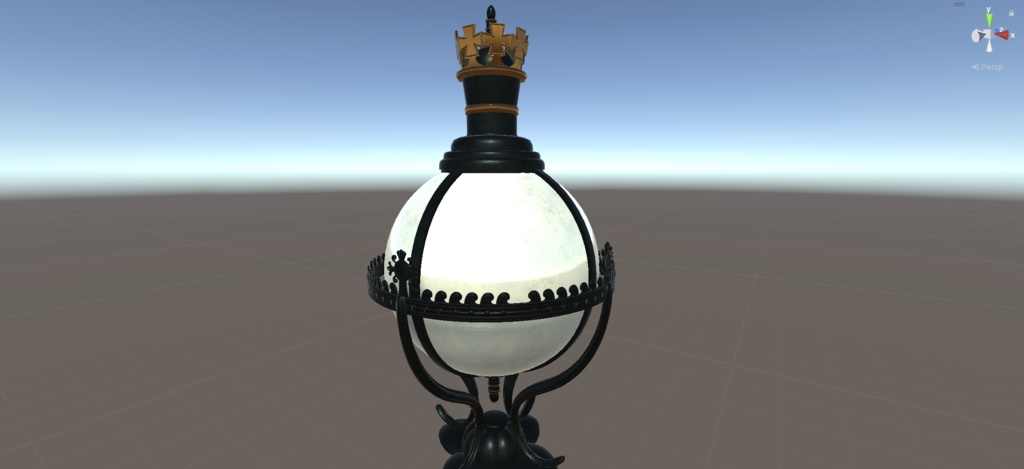 【VRChat】ヨーロッパ風街灯01