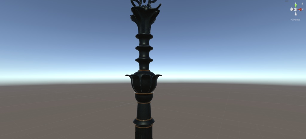 【VRChat】ヨーロッパ風街灯01