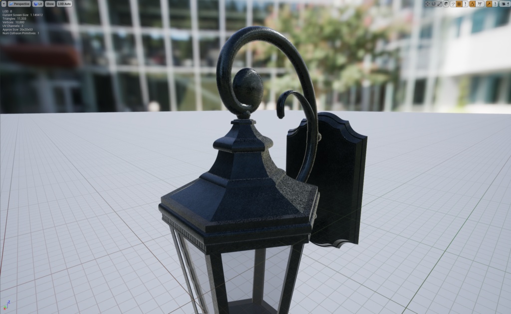 【VRChat】ウォールライト01