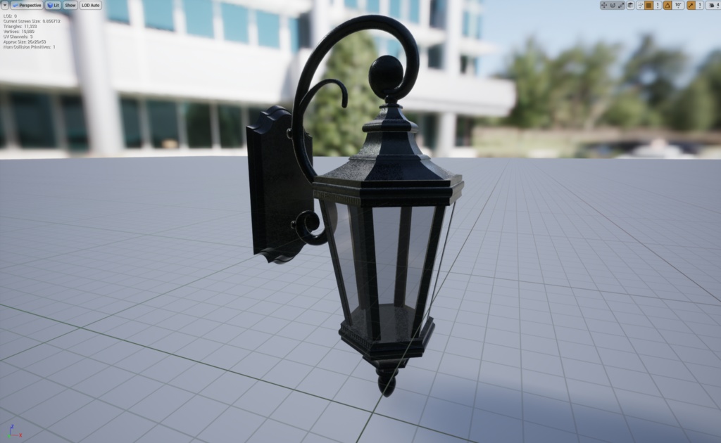 【VRChat】ウォールライト01