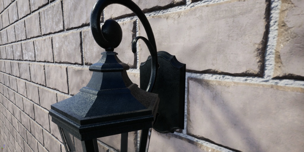 【VRChat】ウォールライト01