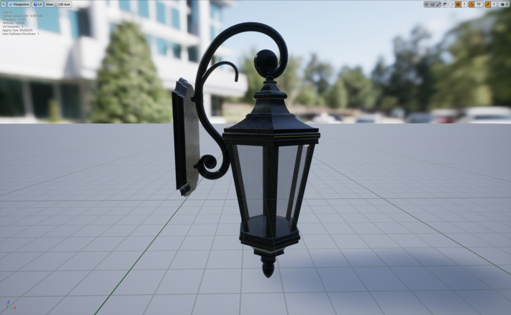 【VRChat】ウォールライト01